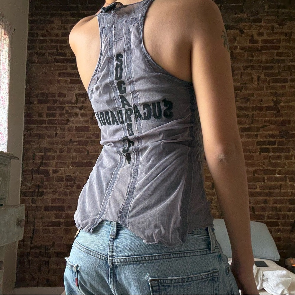 ash purple Graphic Women's Top - Picture 4 of 4